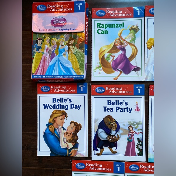 Disney Princess: Reading Adventures Disney Princess Level 1 Boxed Set - Picture 2 of 16